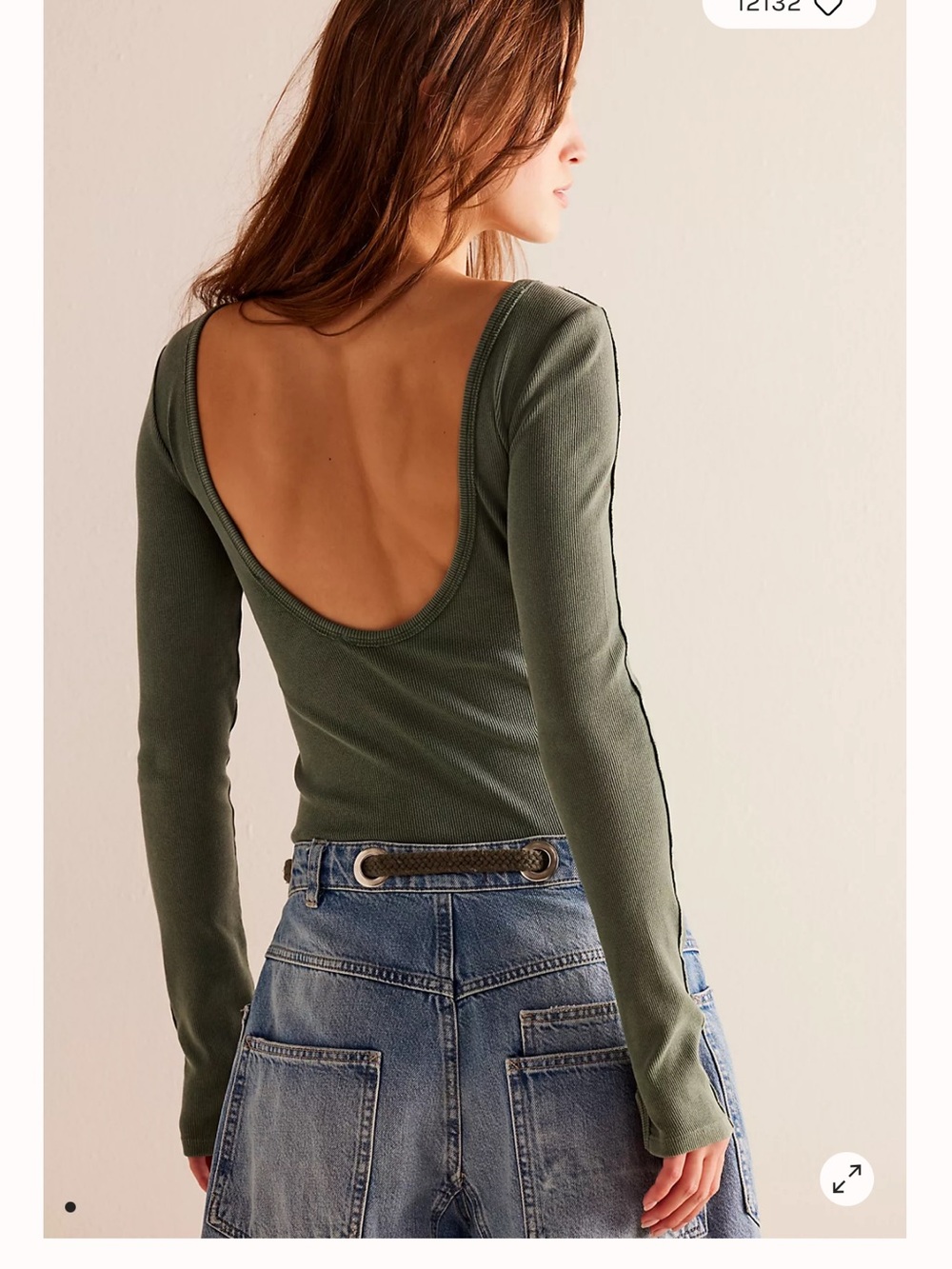 NWOT Free People Movement Unapologetic Scoop Back Long Sleeve Top medium - Picture 1 of 6